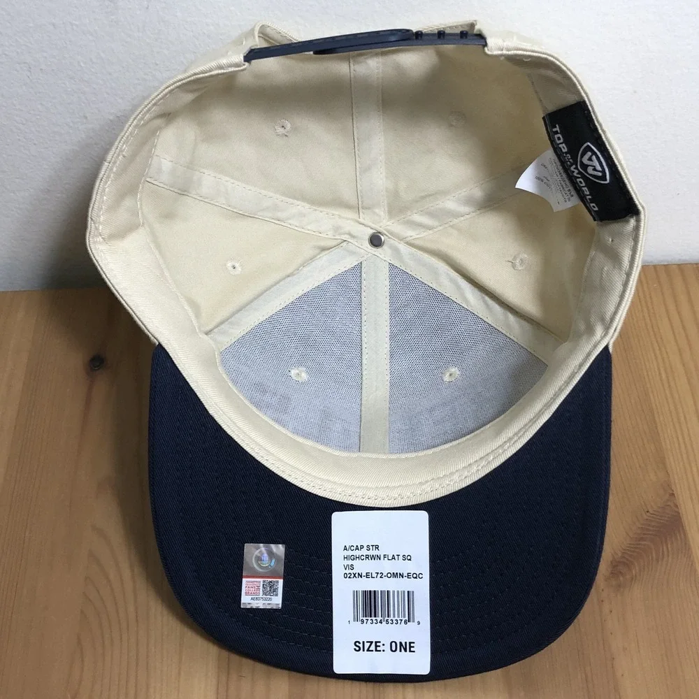 Ole Miss Rebels Top of the World Snapback Goalaso Hat Men's Adjustable Khaki